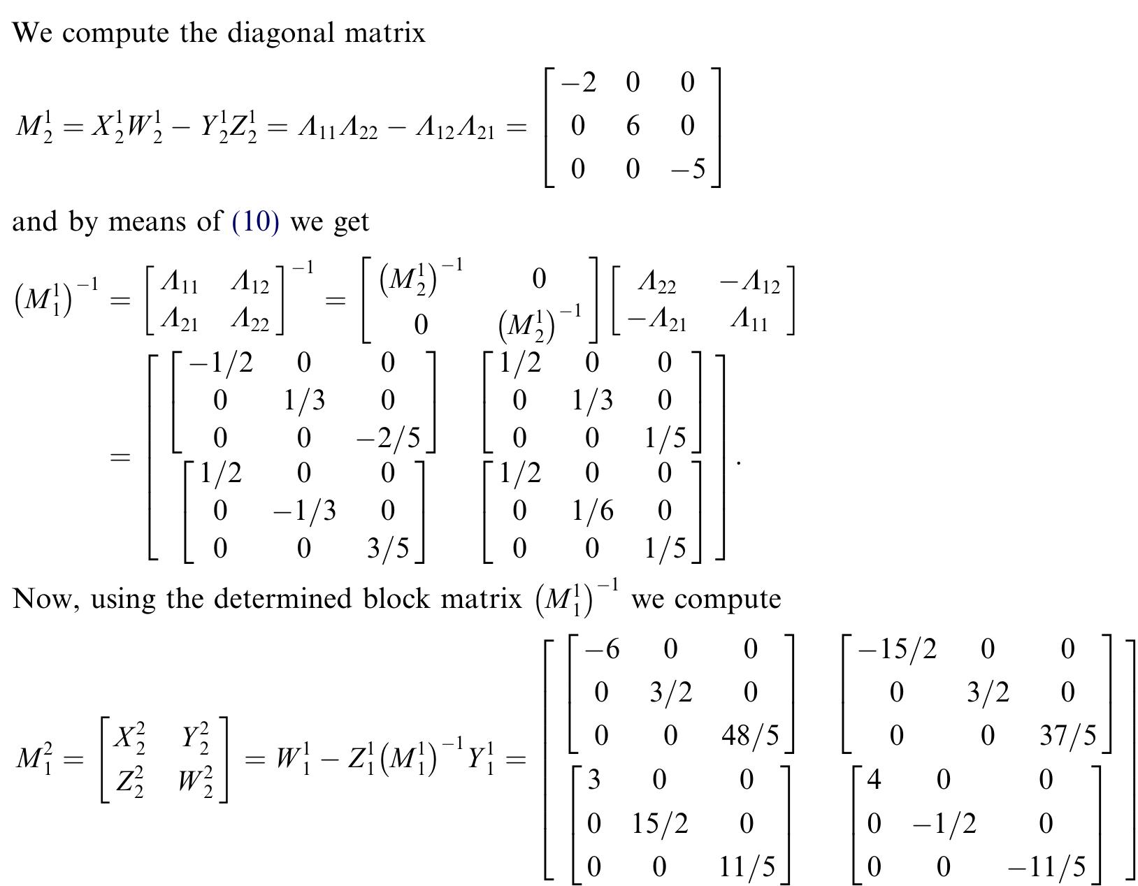 (PDF) A recursive algorithm for the inversion of matrices with ...
