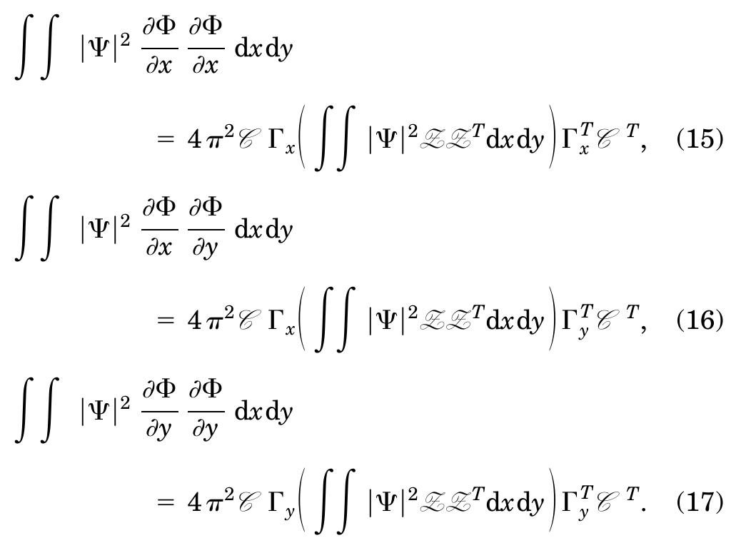 To finish the calculation of the different elements of 0?