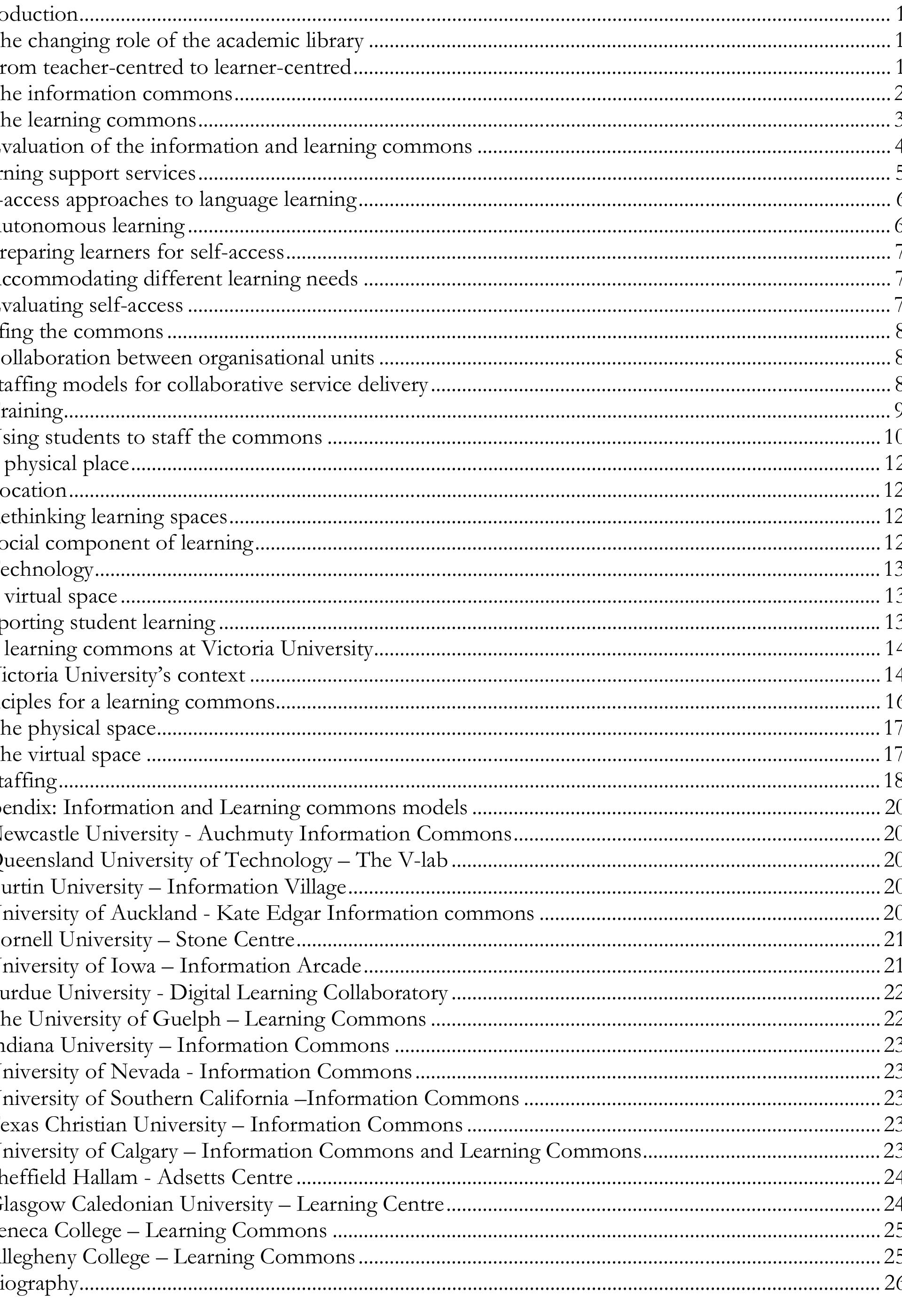 (PDF) Putting learning into the learning commons A literature review