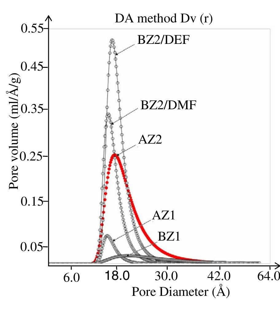 Figure 6. Pore size distribution. 