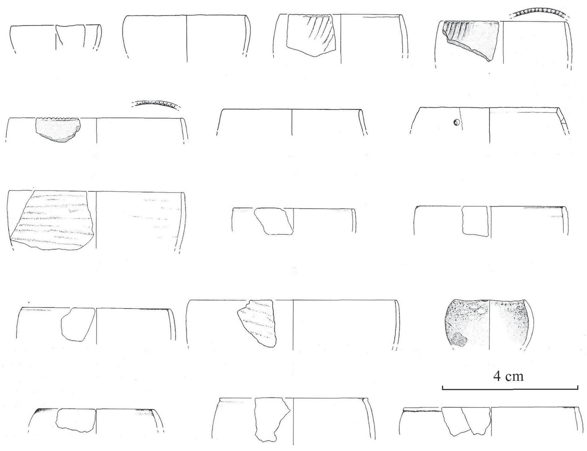 Examples of bashendi b pottery (adapted from hope 2000,