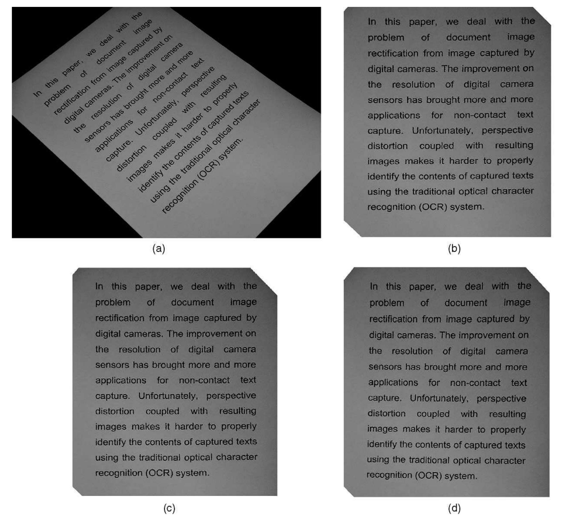 Distorted Document.pdf (PDF) Perspective rectification of document images using fuzzy set and ...