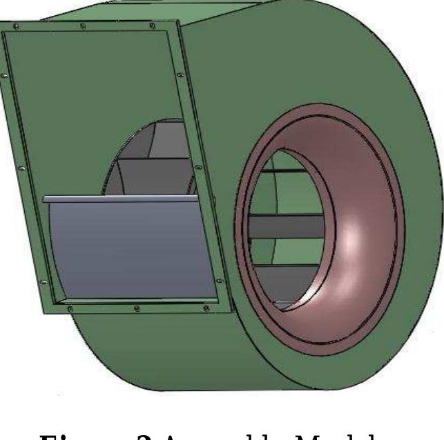 Figure 3 - FLUID FLOW ANALYSIS OF CENTRIFUGAL FAN BY USING