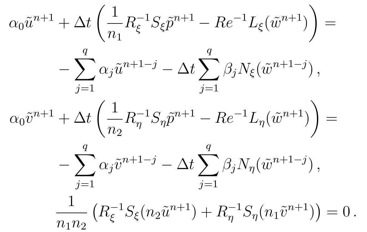 The Laplace operators L¢ and L,, are 