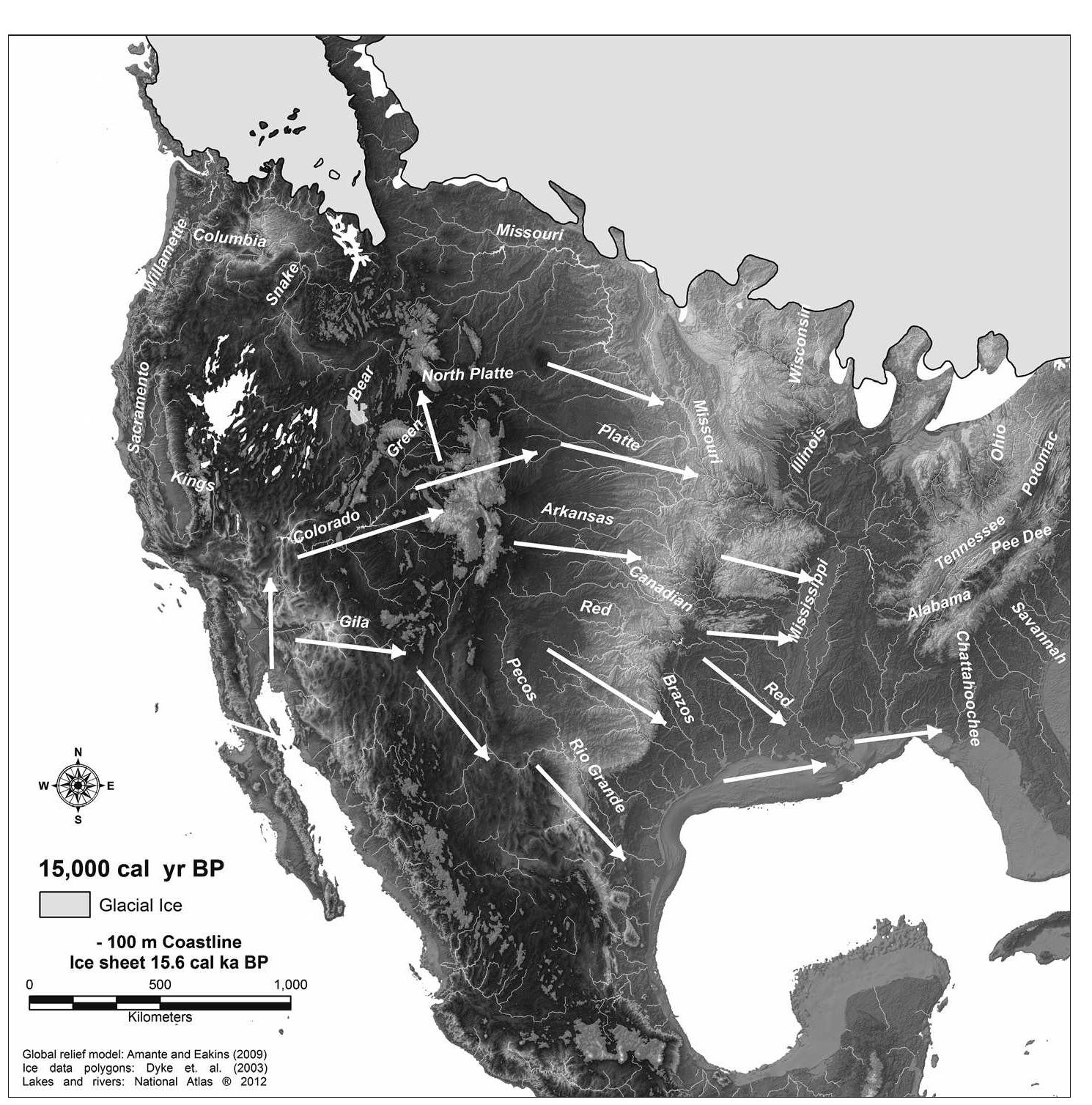 The late-pleistocene human settlement of interior north