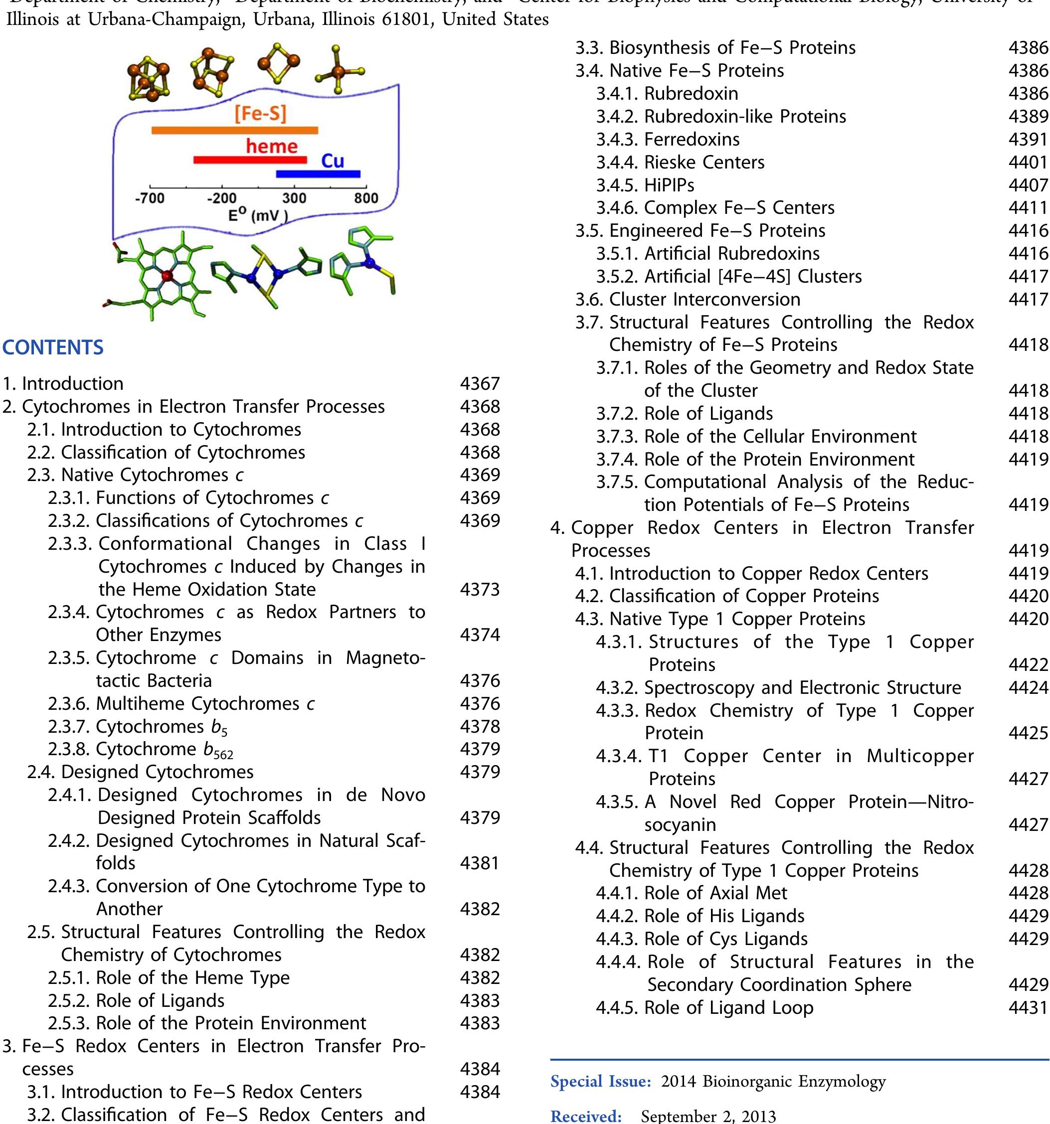 mam PDF) Metalloproteins Containing Cytochrome, Iron–Sulfur, or