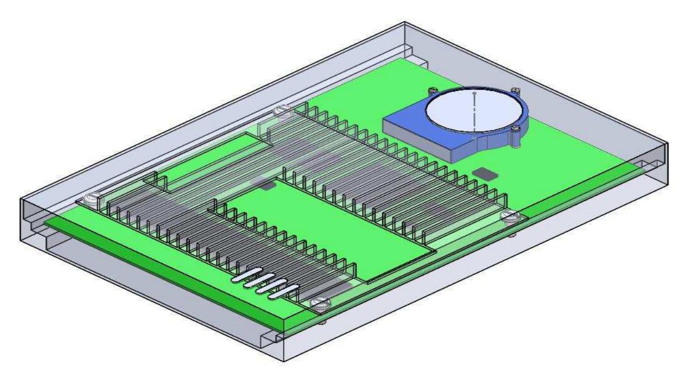 Figure 3 - THERMAL ANALYSIS OF A HEAT SINK FOR ELECTRONICS