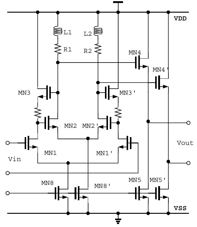 Figure 5 - from A 10-Gb/s Inductorless CMOS Limiting