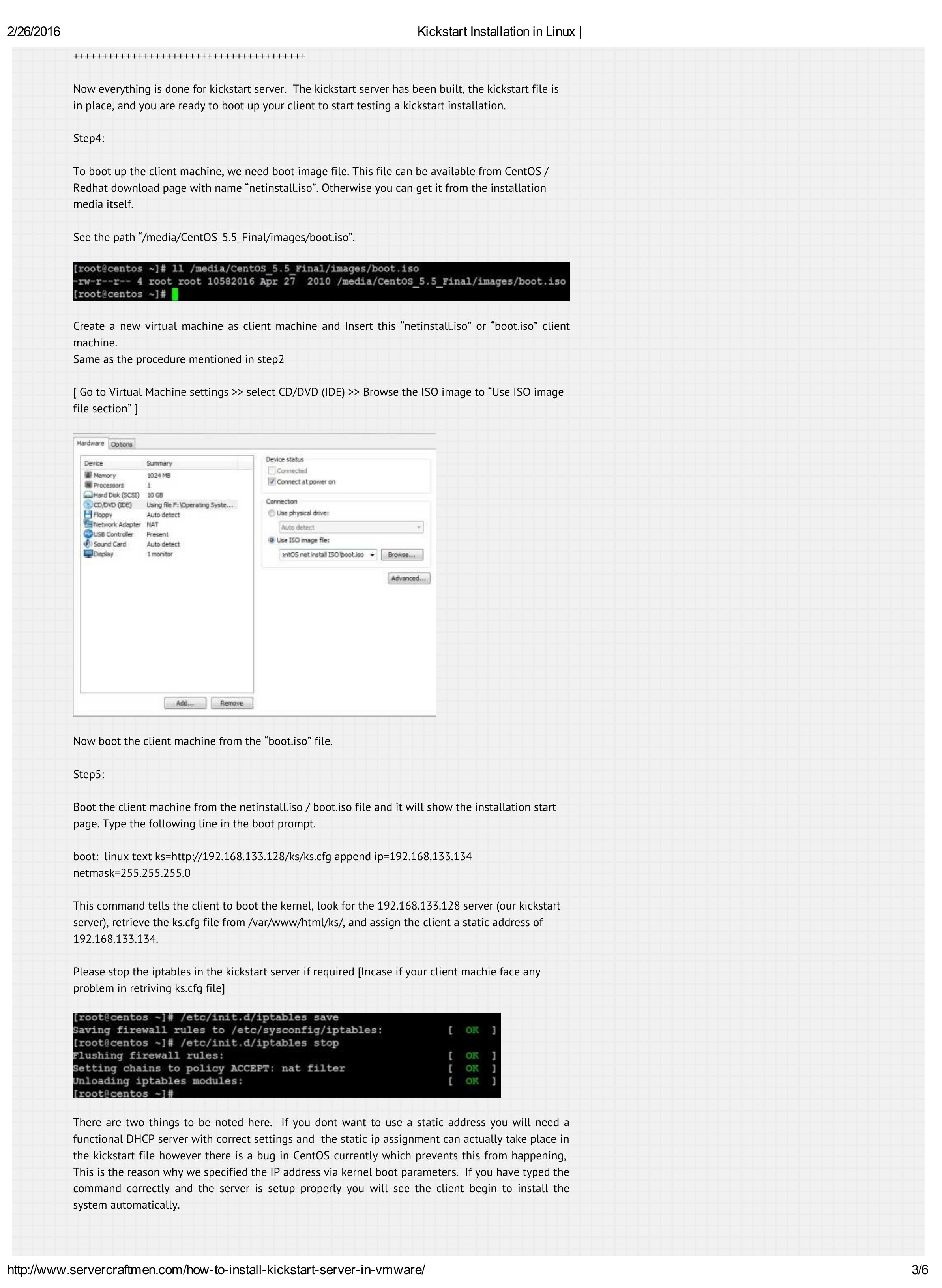 (PDF) Kickstart Installation in Linux