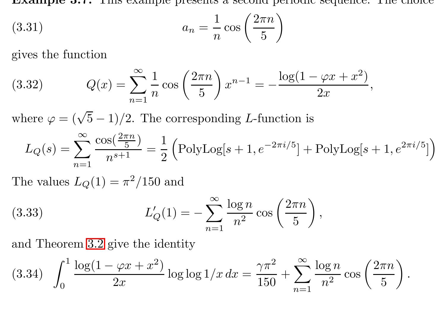 (PDF) A class of logarithmic integrals