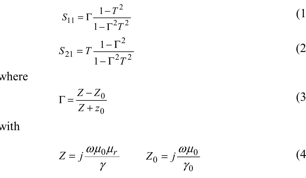 (PDF) Modified Nicolson-Ross-Weir (NRW) method to retrieve the ...
