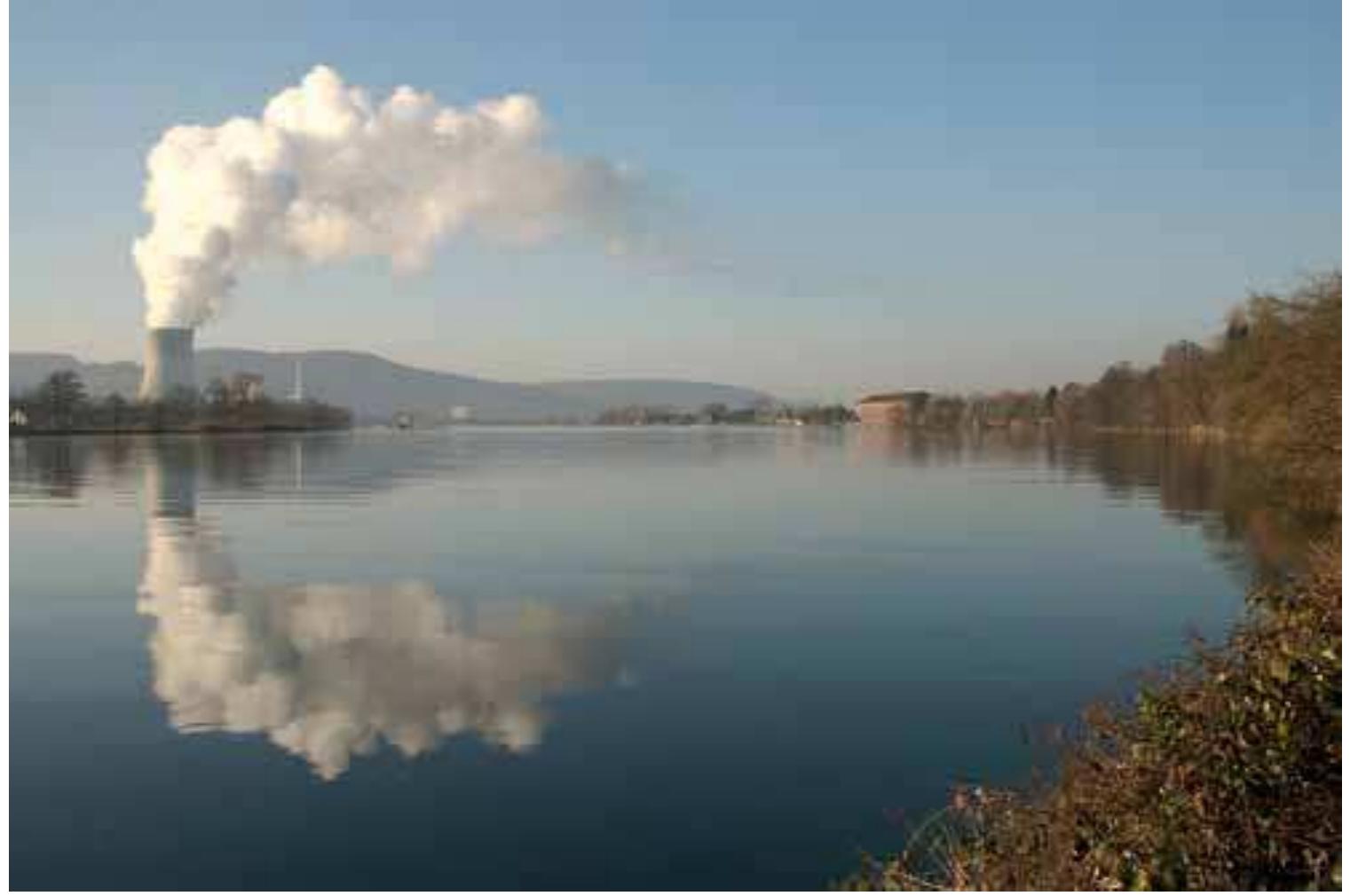Lake Constance (12 km), a reach downstream of the power plant of Rheinau (5 km long), and a reach upstream of the Rhine—Aare confluence (11 km long). The sediment load of the High Rhine is naturally low because of the large akes fringing the Alps retain sediments of the Rhine and its major tributary Aare. Bedload transport is influenced by the minor sediment supply and the reduced transport ca- pacity due to the impounded reaches upstream of the 11 power plants.   River engineering works of the 19th and 20th centuries completely changed the morphology of the Upper Rhine. Over several centuries, the growing population in the flood- plain took protective measures against the river, which con- stantly changed its course. Artificial meander cuts date since the 14th century, but the effect of such actions did not affect natural river dynamics. Settlements often had to be aban- doned and rebuilt at safer locations (Musall 1982). Some of these problems disappeared with regulation of the Upper Rhine beginning in 1817 under the direction of the Badenese engineer Johann Gottfried Tulla (1770-1828) and continu- ing under his successors until the end of the 19th century. The primary goal of the project was floodplain reclamation, fix- ation of the international border between France and the Duchy of Baden, and improved flood protection of settle- ments. Channelization by cuts, excavations and embank- ments reduced the thalweg between Basel and Worms (Rkm 443) by 81 km (23% of the original length). More than 2000 islands disappeared and an area of about 100 km? was reclaimed. The shortening of the river and narrowing of the channel to a width of 200-250 m enhanced vertical erosion.  