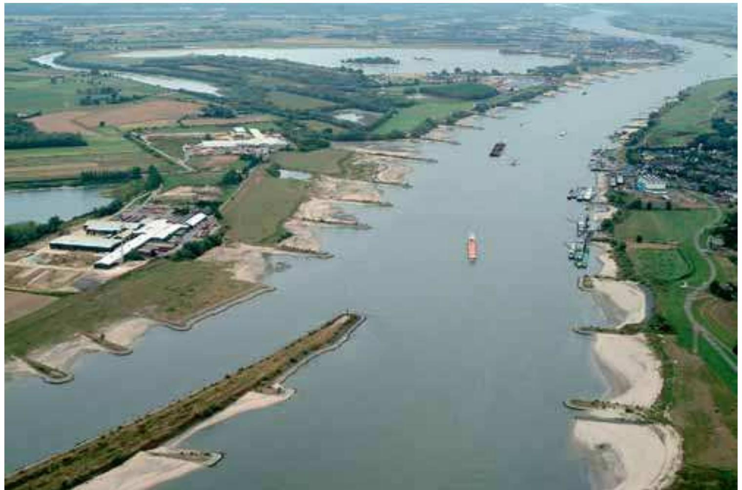 After 2800 years BP, river meanders of the Rhine show remarkable increases in wavelength, interpreted as a result of increased bankfull discharge and sediment load. Increased 