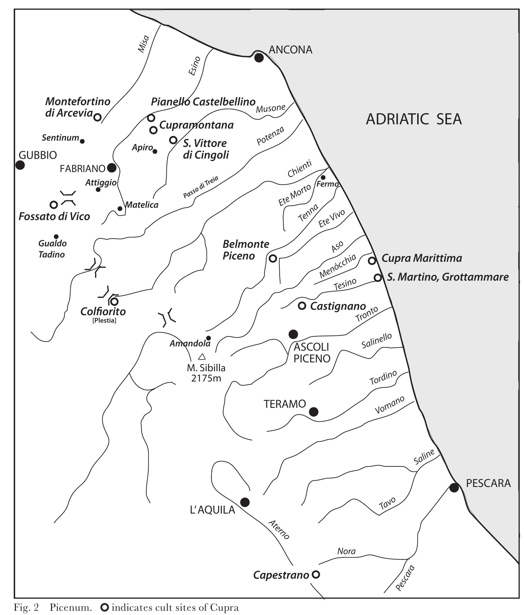 Picenum Map (PDF) Cubrar matrer: goddess of the Picenes?