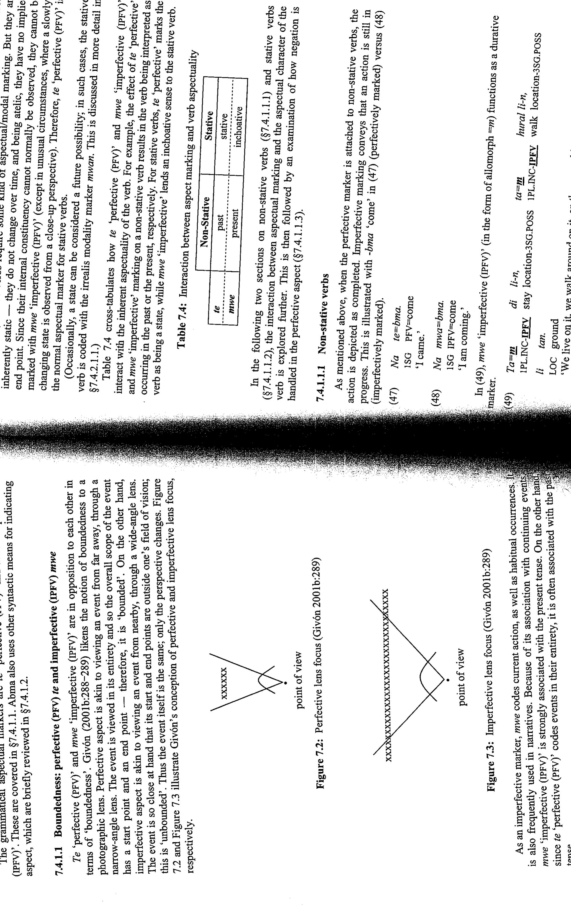 Table 25 - from A Grammar of Abma, a Language of Pentecost