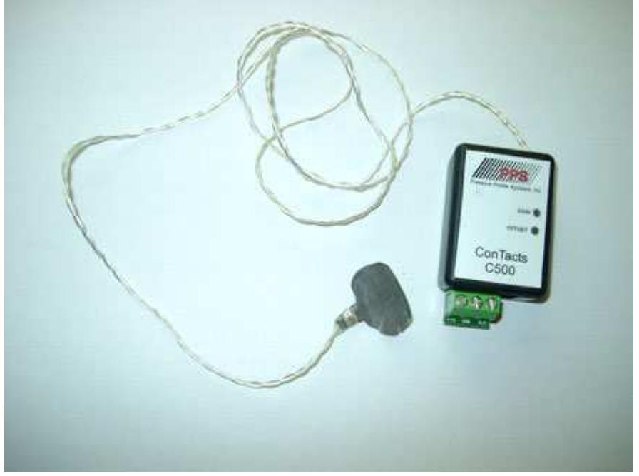 Capacitance sensor with conditioning unit.