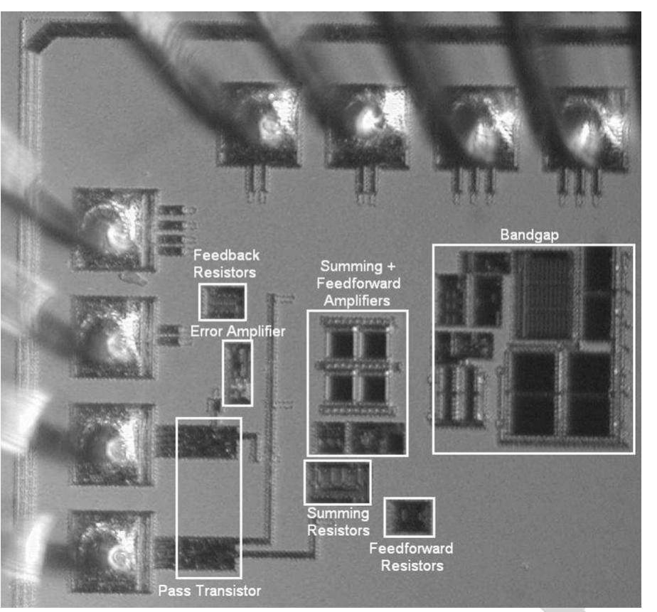Chip Micrograph Example Chip micrograph of the fabricated ldo with a total active