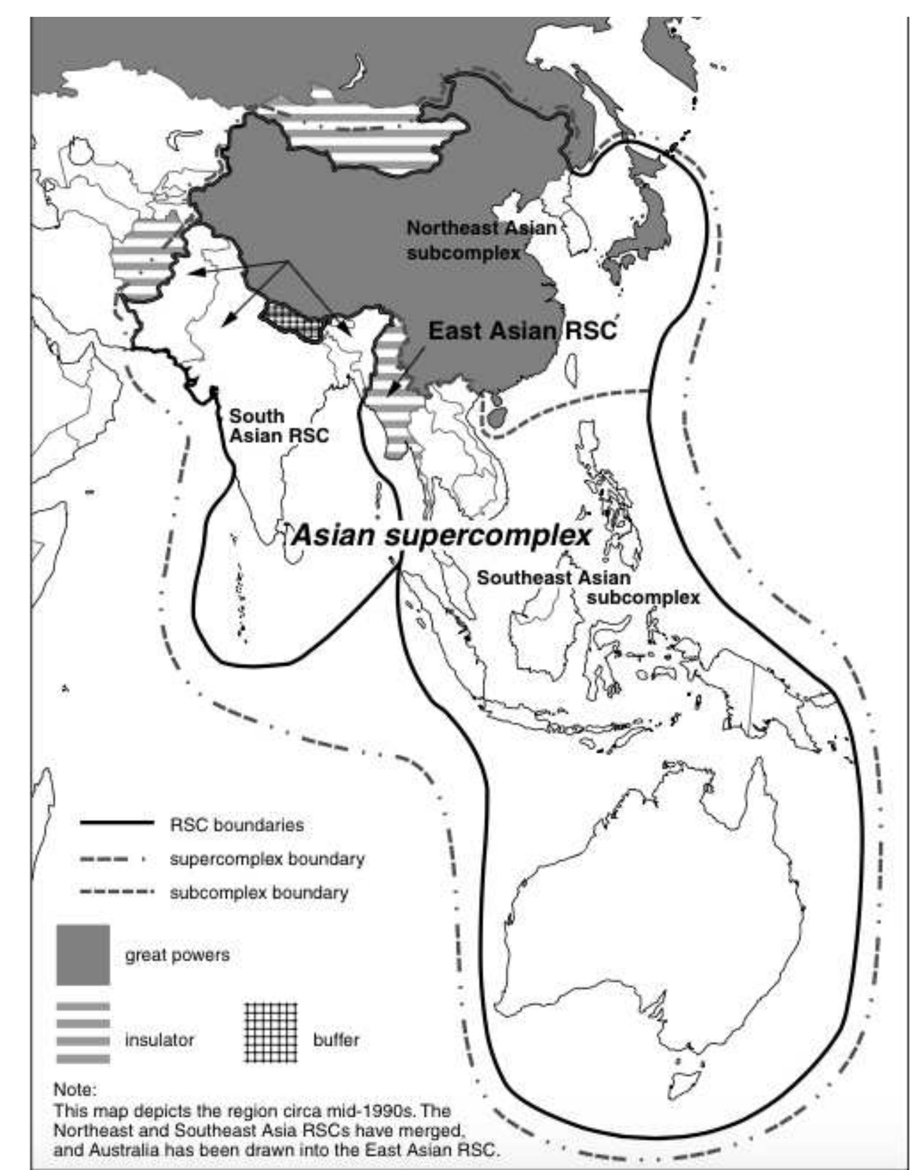 Map 1: original map of south asian rsc