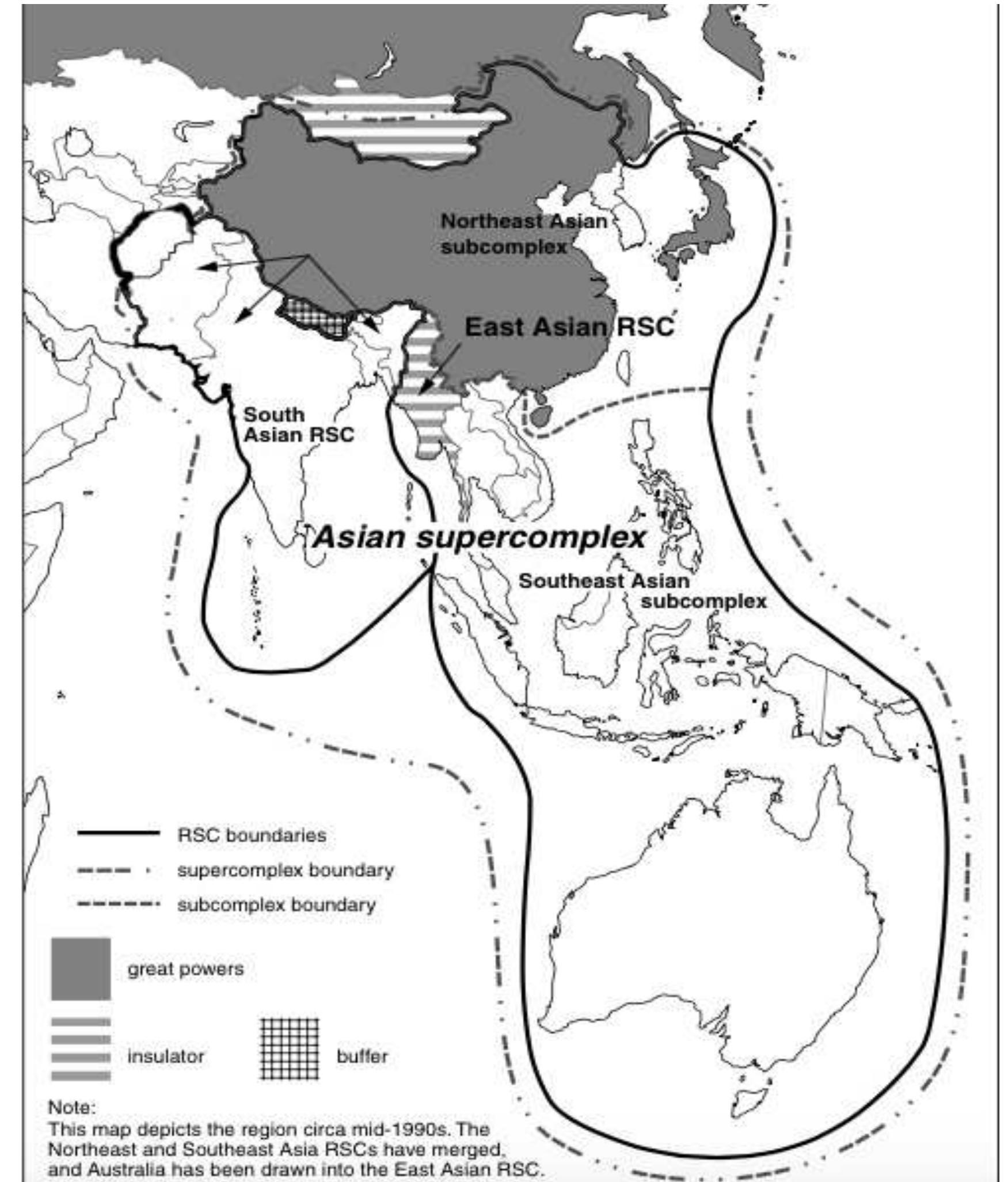 Map 1: original map of south asian rsc