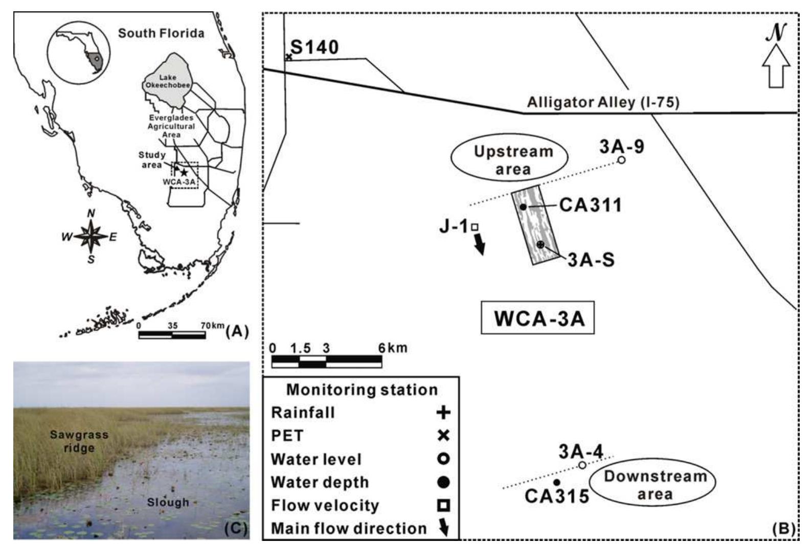 Swfmd Maps Location maps of model domain and hydrometeorologic data