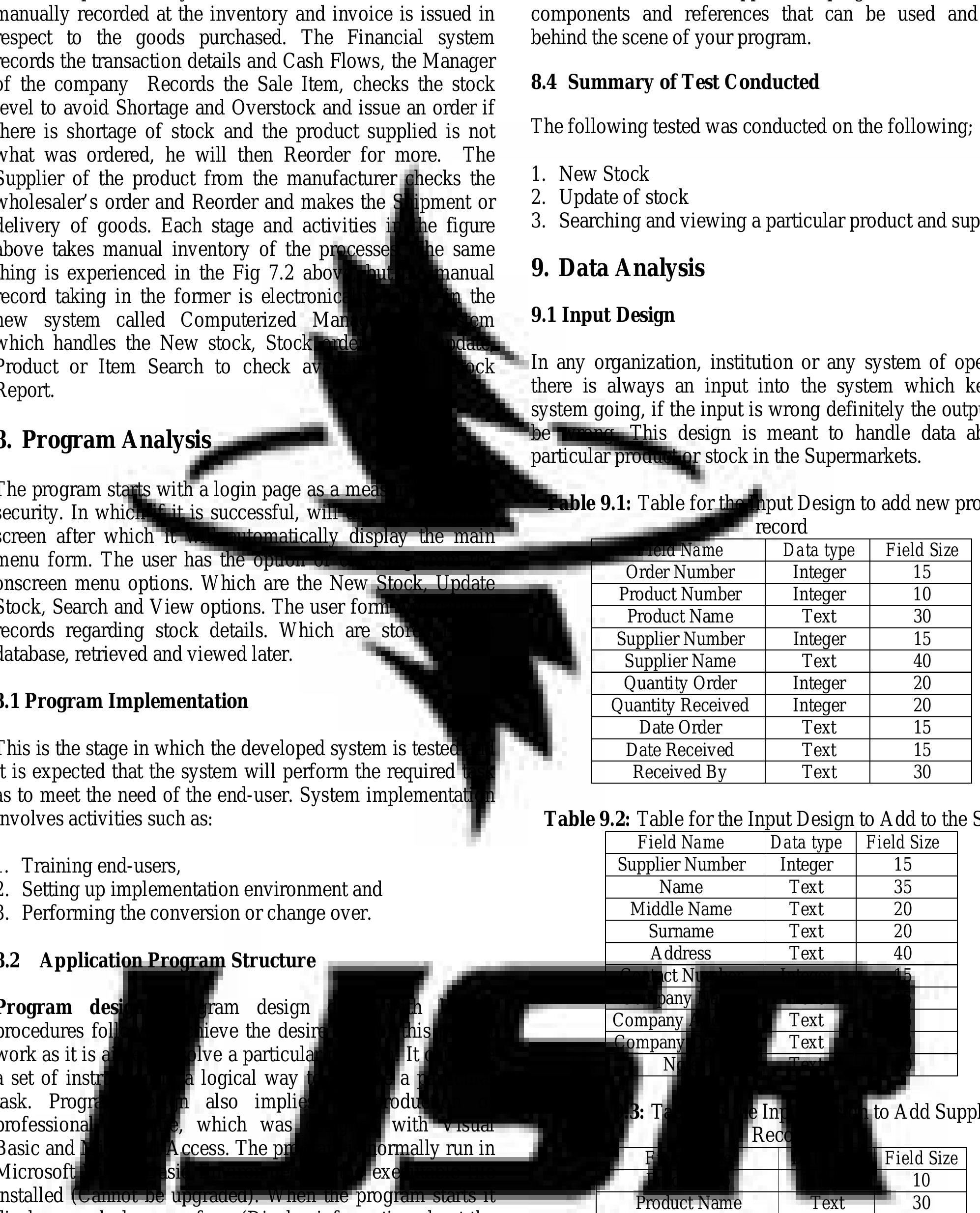 (PDF) Design of a Computerized Inventory Management System for Supermarkets