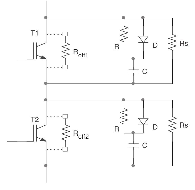 Circuit structure for gate balancing core method