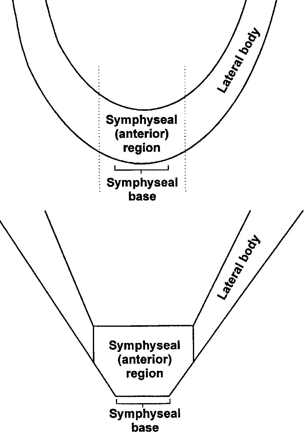Figure 1 - from 2001 Sexually dimorphic mandibular