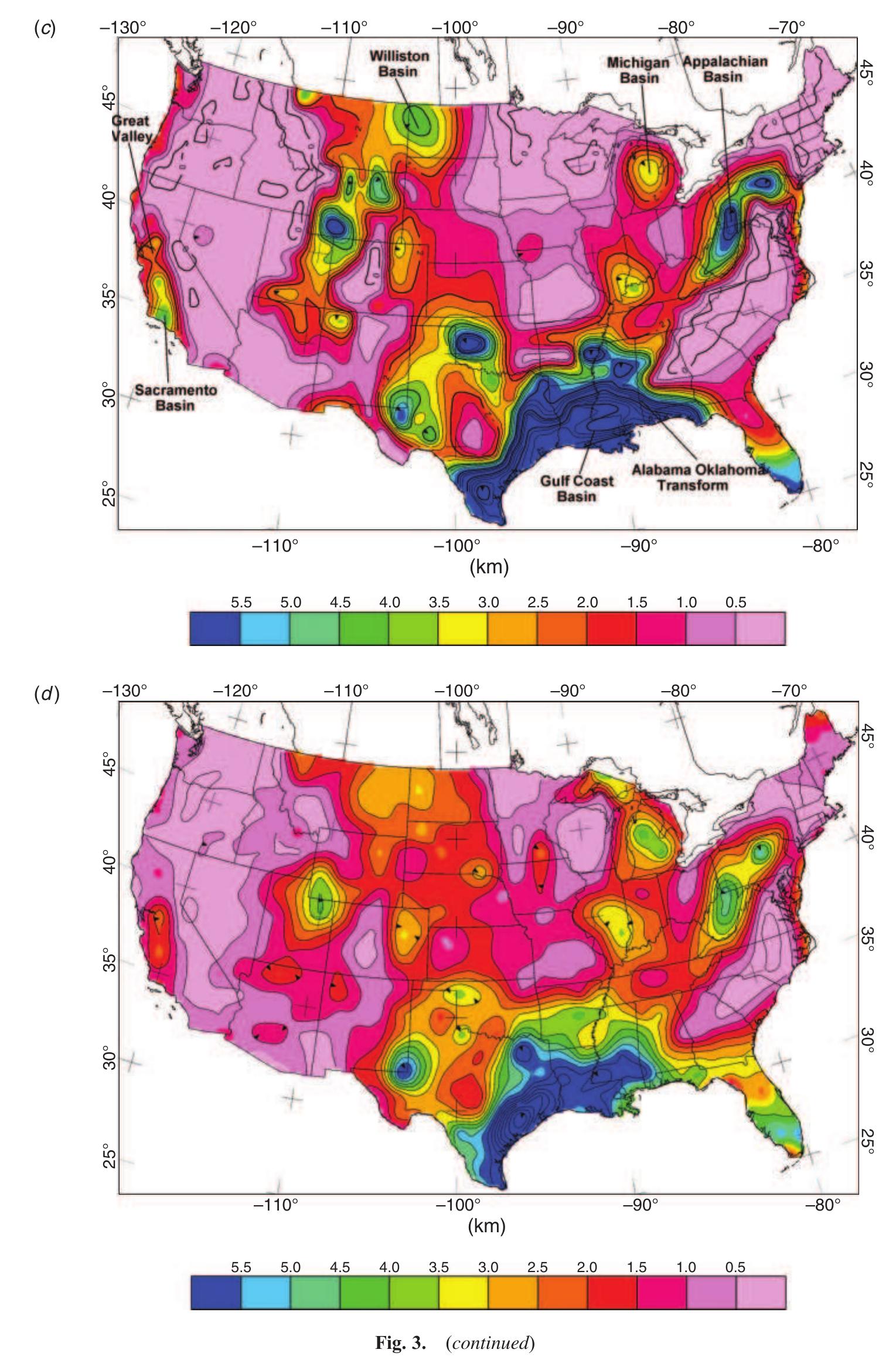 (PDF) Sedimentary basins reconnaissance using the magnetic Tilt-Depth ...