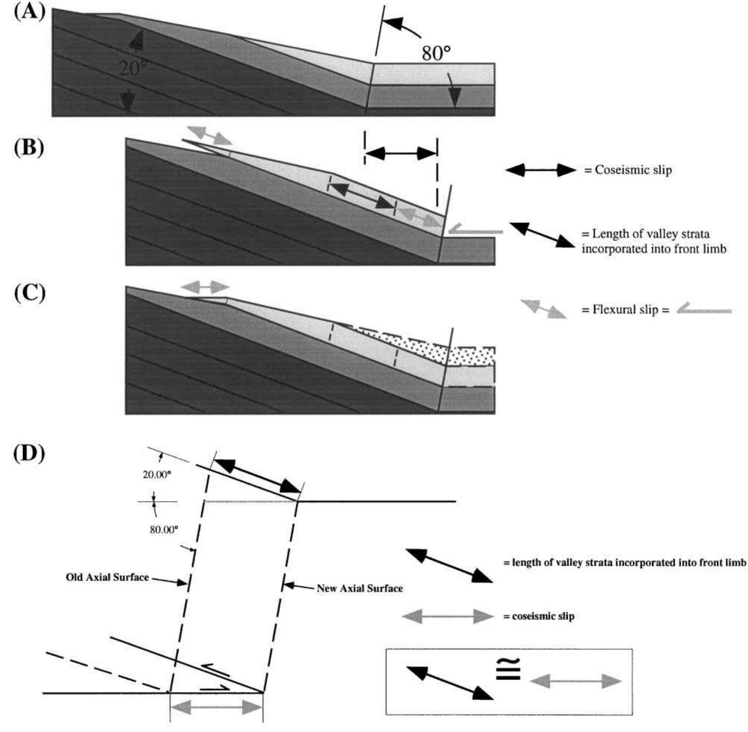 Schematic illustrating the development of terraces according