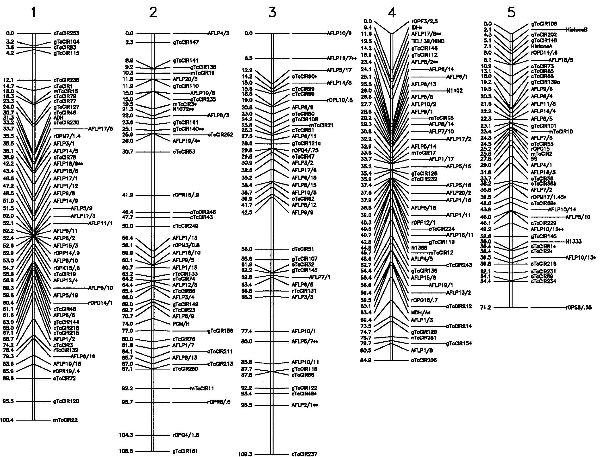 Figure 1 - from A high-density linkage map of Theobroma
