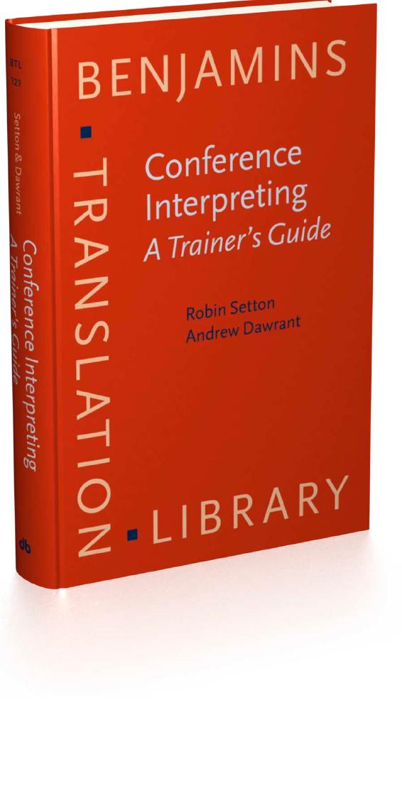 PDF) Conference Interpreting – A Trainer's Guide