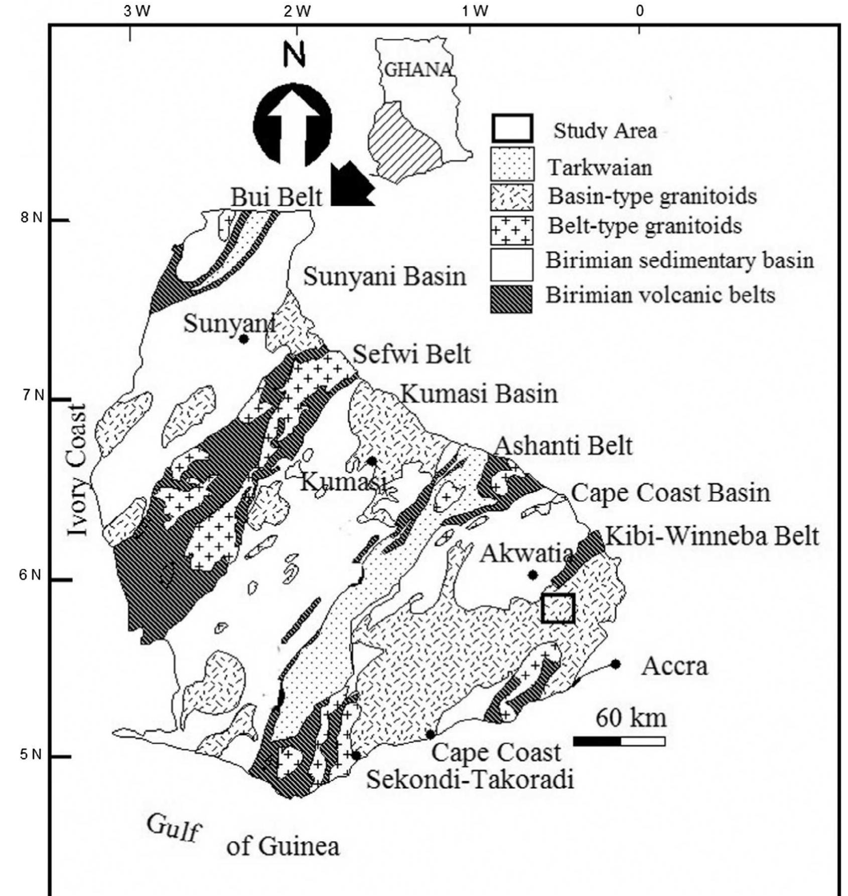 Figure 1 From Geochemical Characteristics Of Gold Bearing figure-1-from-geochemical-characteristics-of-gold-bearing
