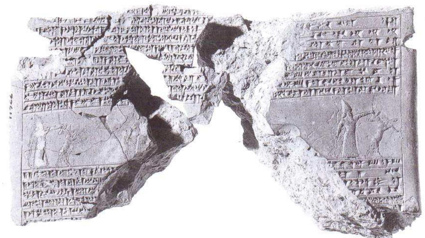 Figure 4. Tablet with “seal-impressions”. From northern Babylonia?  Humbaba”, Figure 3. A third is a tablet in Babylonian script, which dates from the mid-seventh century (Brink-  Figure 3. Entrails (“face of Humbaba’”). From Sippar? 