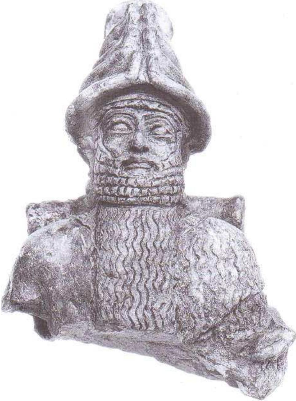 Figure 10. Upper part of a god. From Ur. 