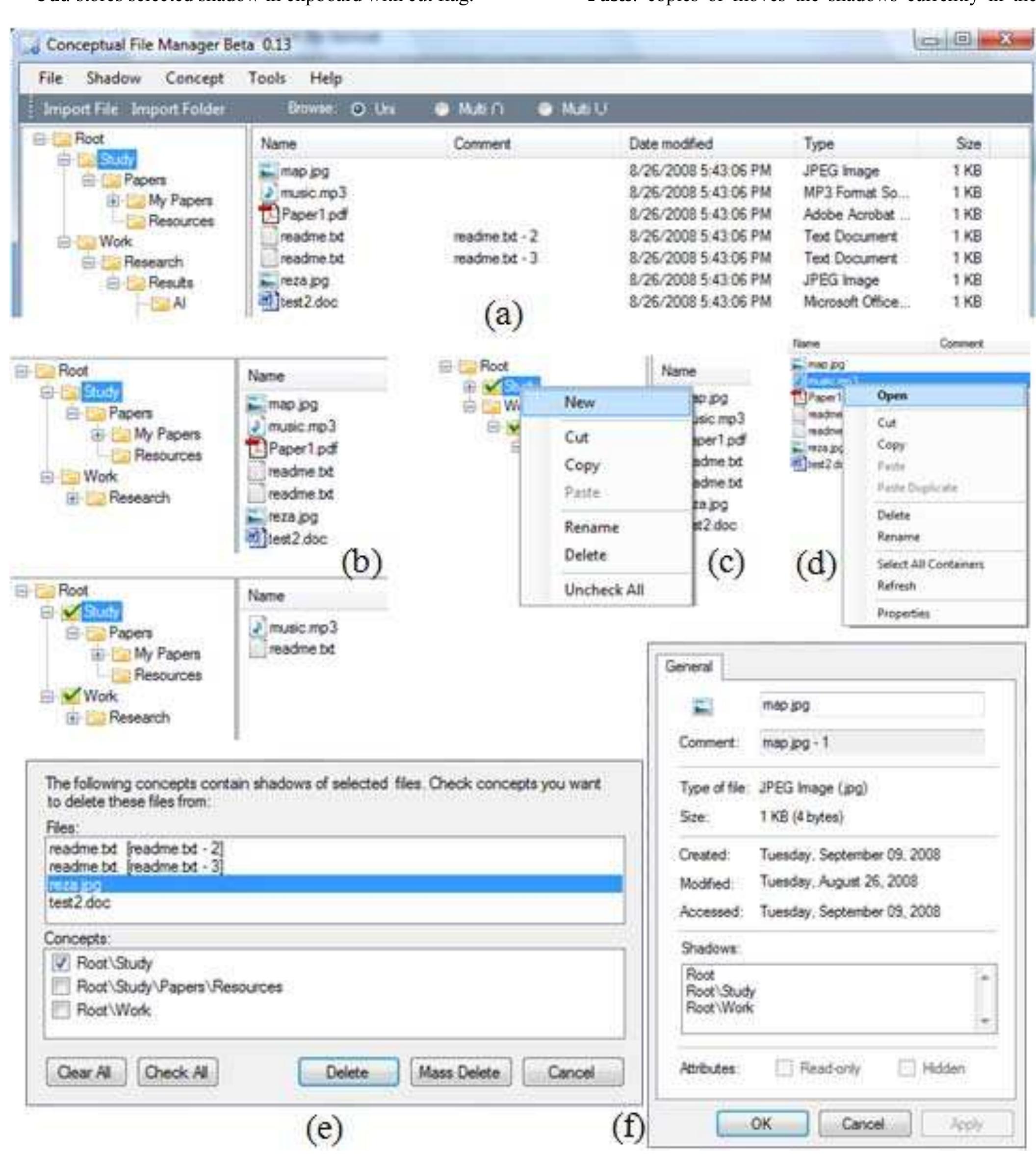 (PDF) CFM: A File Manager with Multiple Categorization Support