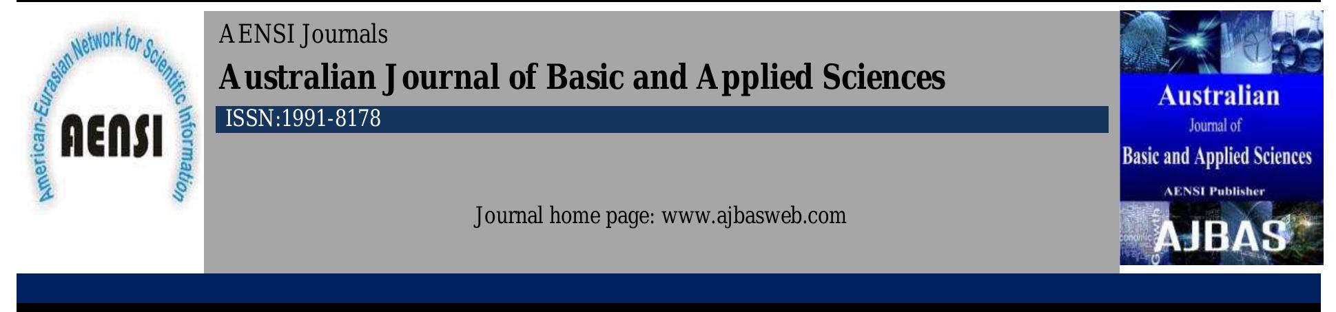 (PDF) Australian Journal of Basic and Applied Sciences A Study of ...
