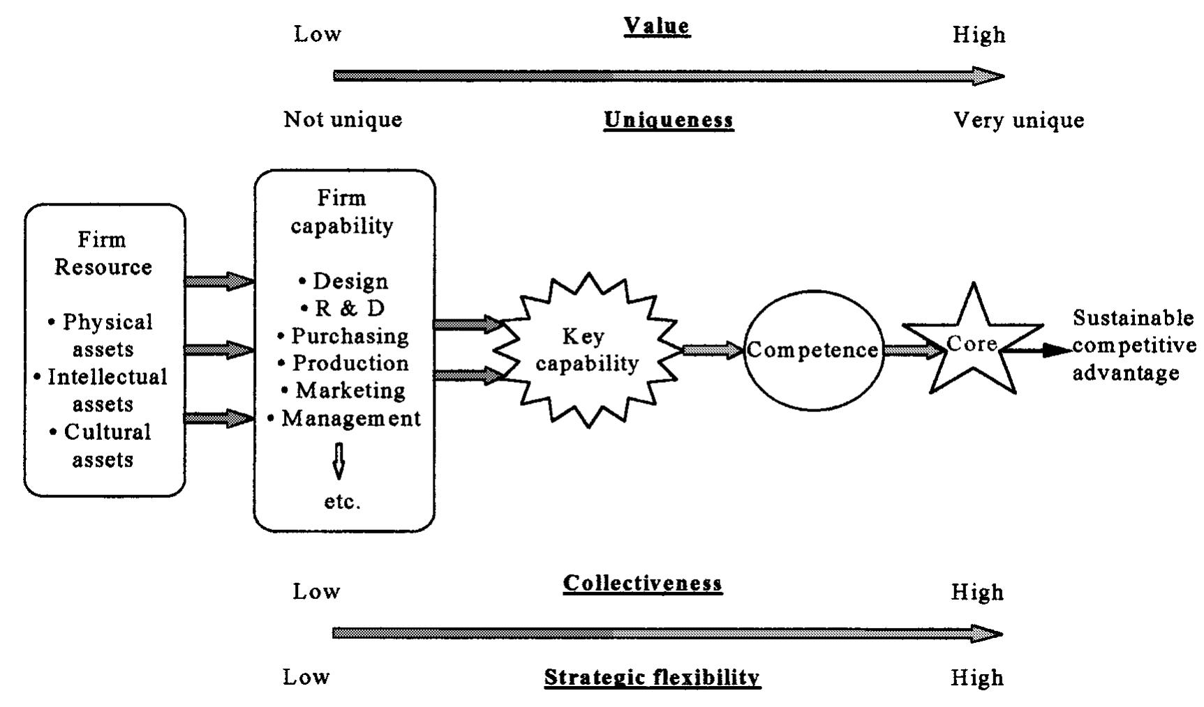 Figure 2 - from Core competence for sustainable competitive