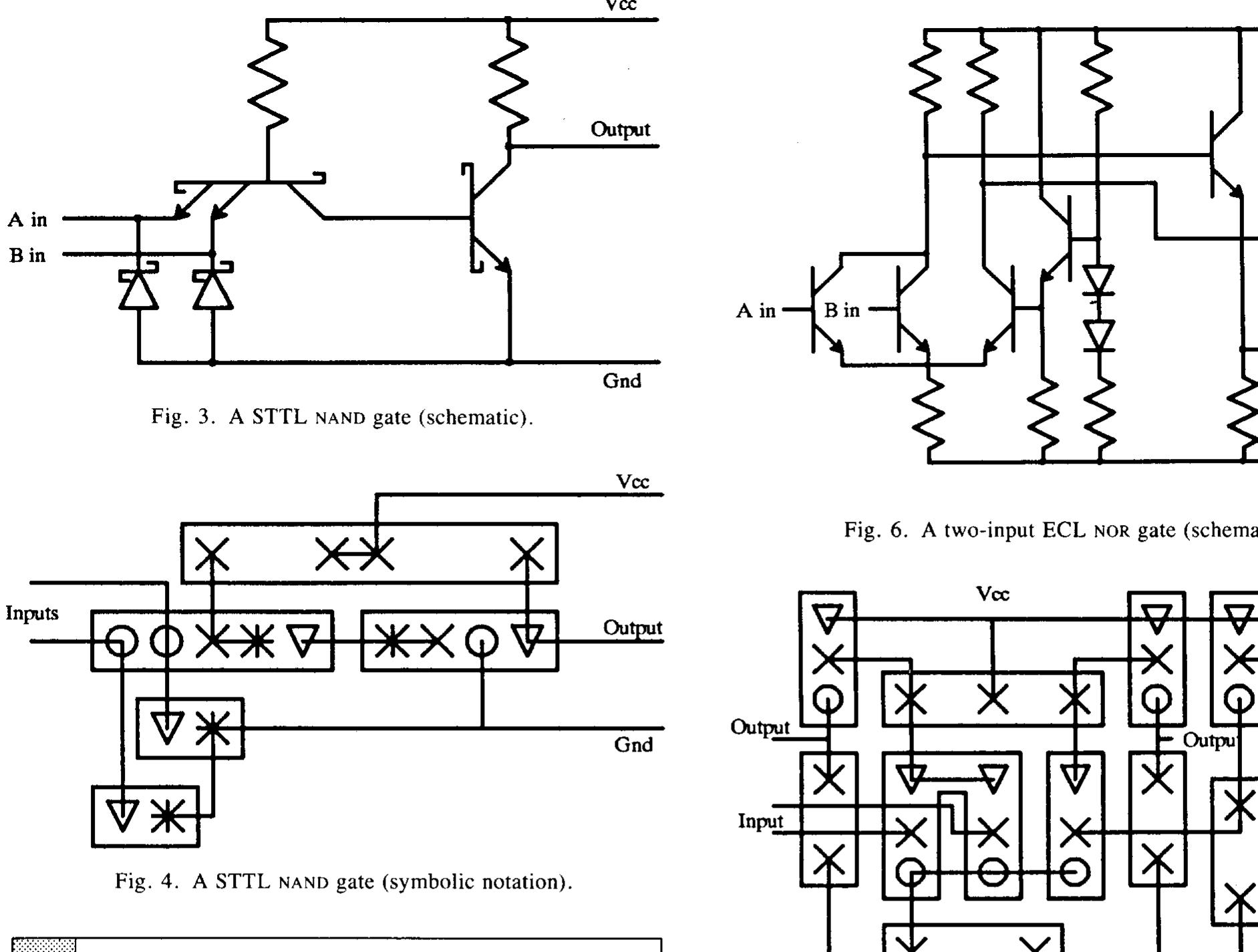 Figure 4 - Symbolic Layout for Bipolar and MOS VLSI