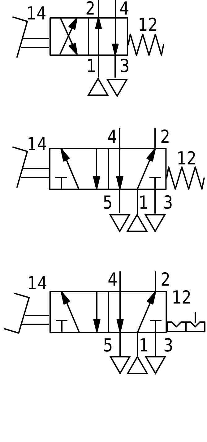 Figure 77 - Pneumatic Symbols Pneumatic Symbols For system