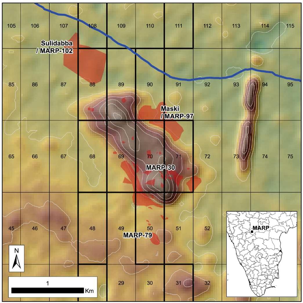 Maski Map Figure 4 - from Social distinctions during the south Indian