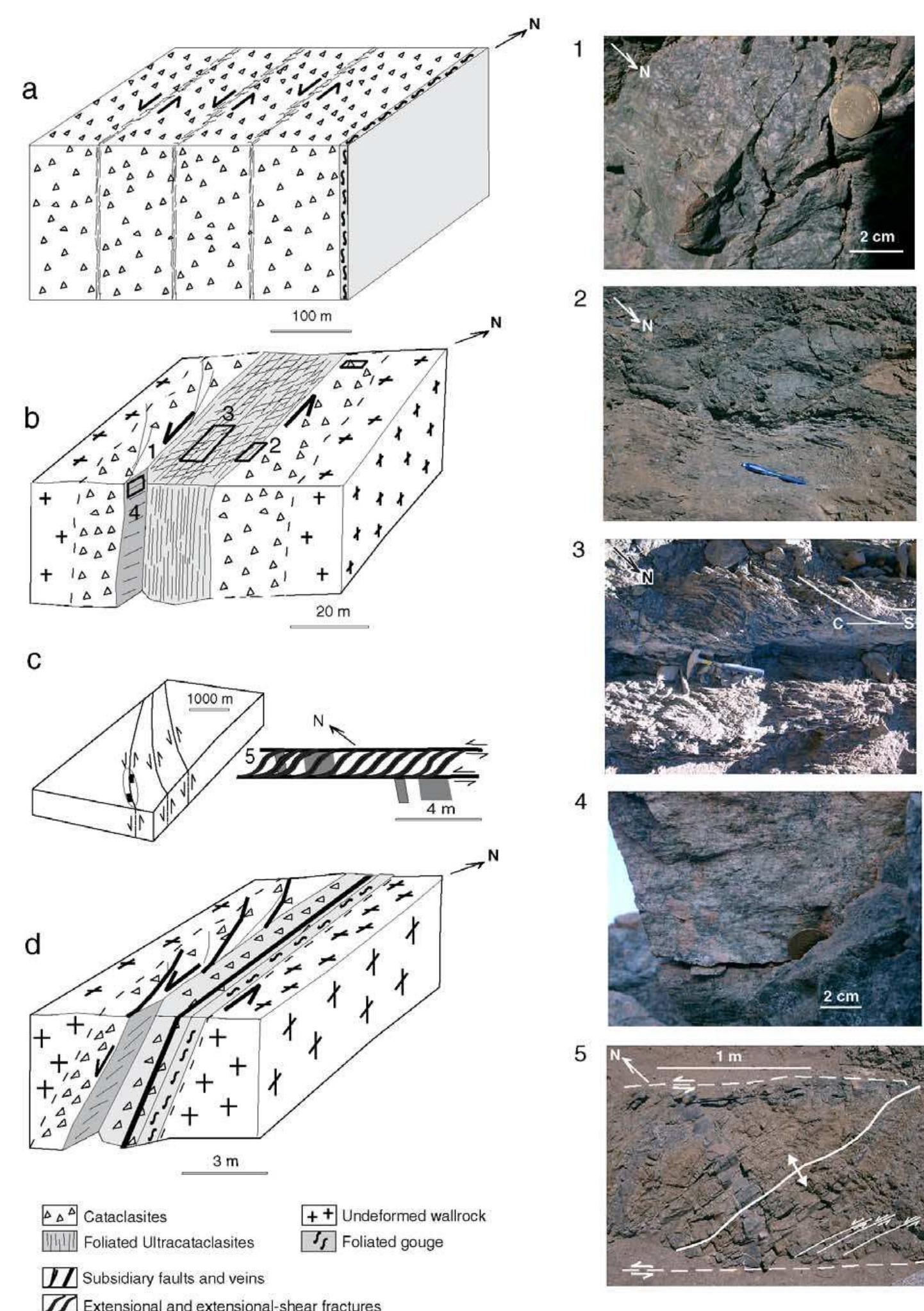 (PDF) Fault zone development and strain partitioning in an extensional ...