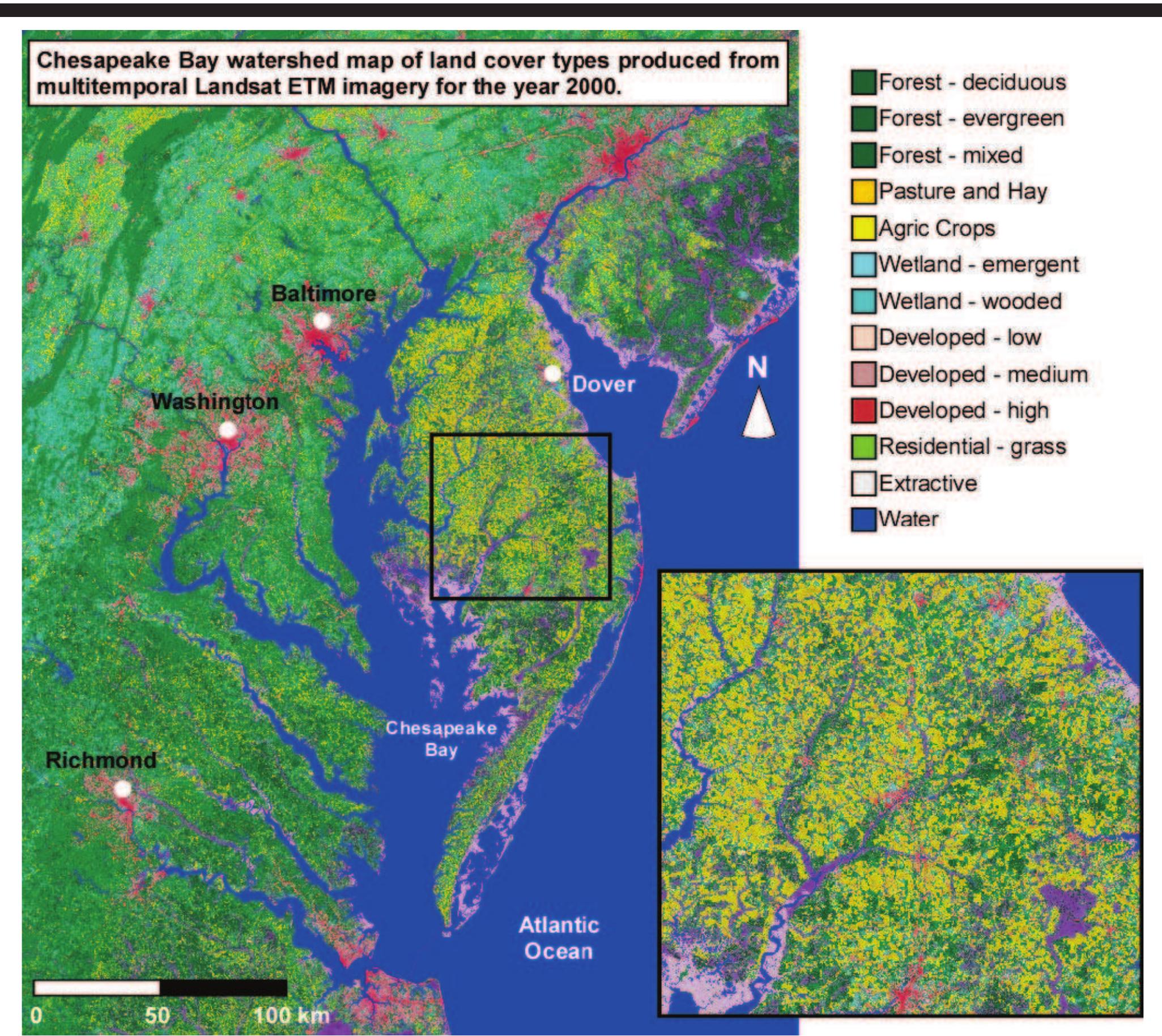 Semel Maps Land use map of the jrw in 1996, 2002, and 2007 (huang et