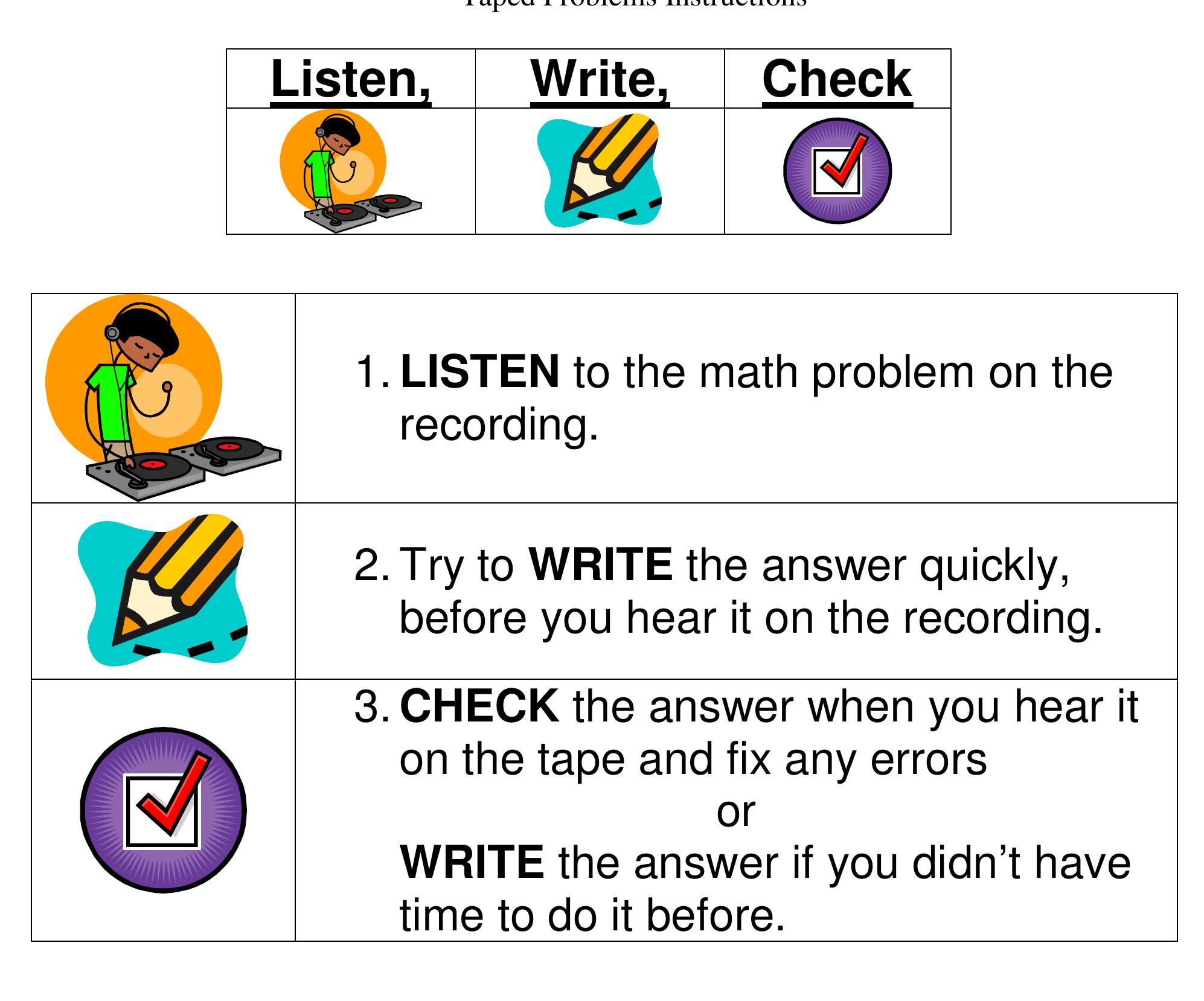 Taped Problems Math Intervention (PDF) Improving Automaticity with Basic Addition Facts: Do Taped ...