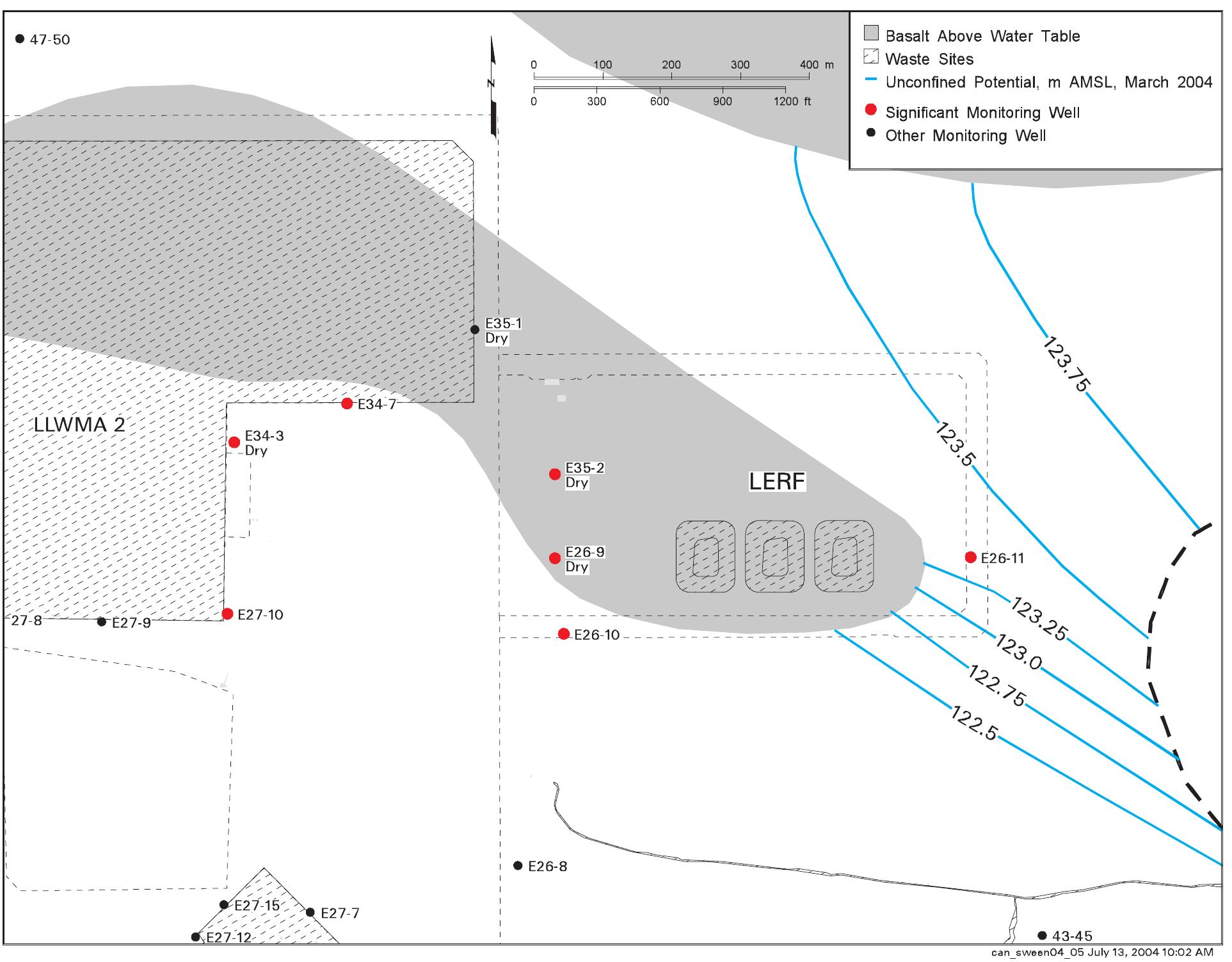 Ure 8.1. location map for well 299-e26-10 and associated