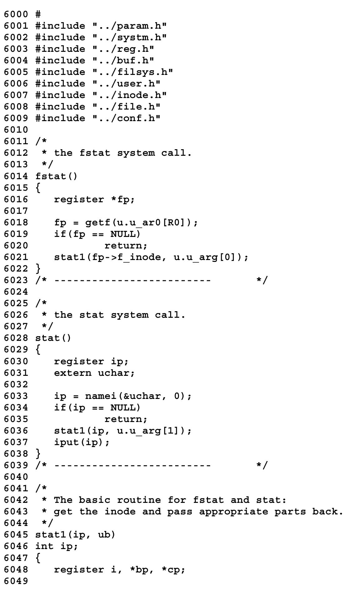Figure 48 - from UNIX OPERATING SYSTEM SOURCE CODE LEVEL SIX