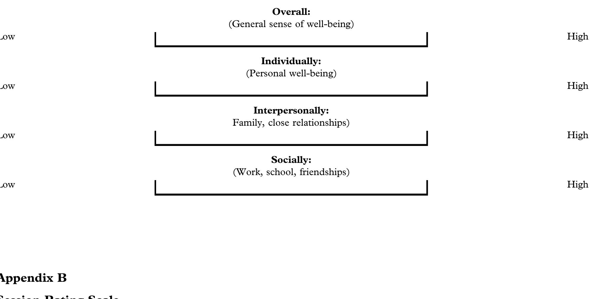(PDF) Outcome Rating Scale and Session Rating Scale in psychological ...