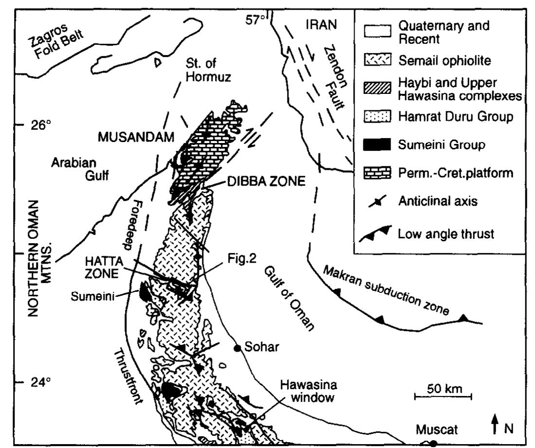 Figure 1 - from New carbonatite occurrences along the Hatta