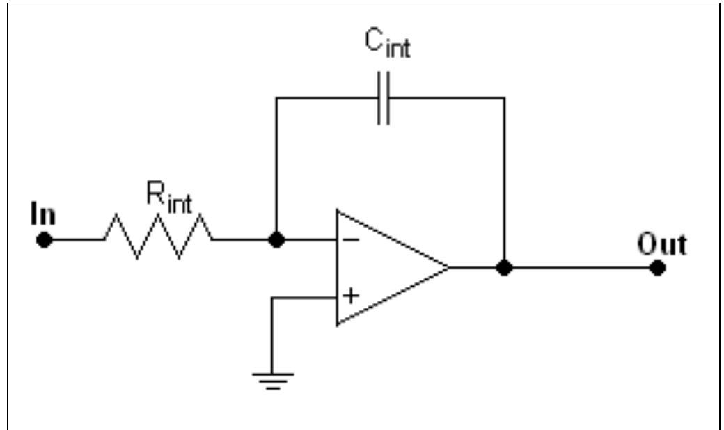 14: schematic of the flux locked loop integrator design.