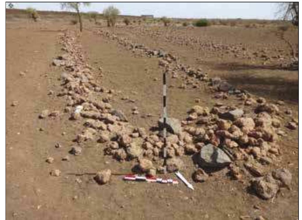 Plate 5. Conical qabba near Sennar (Qubbat el-Sheikh Talha), at site SE22 (photo: Nassr 2016). Plate 6. Islamic family cemetery and bania at site SE19, el-Magie (photo: Nassr 2016).