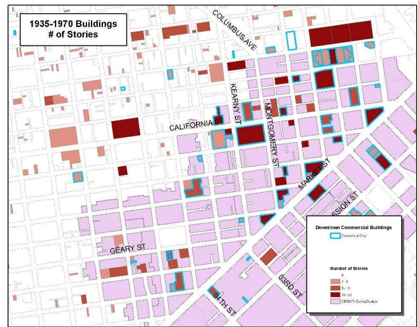 Prl Building Map Map showing the location of commercial buildings in the